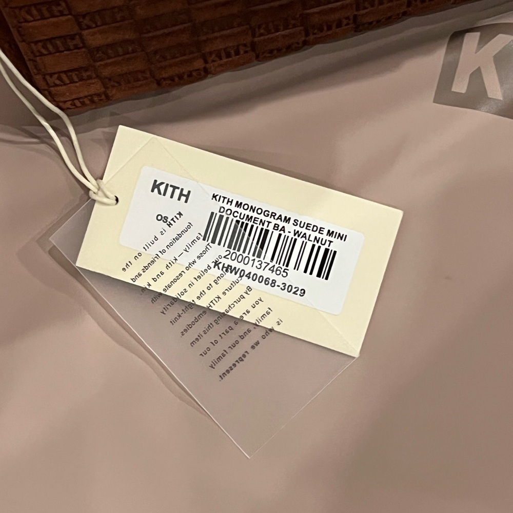 Kith Monogram Suede Mini Document Bag With Long A… - image 7